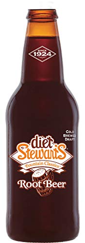 Stewart's Root Beer Diet, Zero Sugar, Diet Soda, 12 Fl Oz (12 Glass Bottles)  
Stewart's Diet Root Beer, Low Calorie, Su