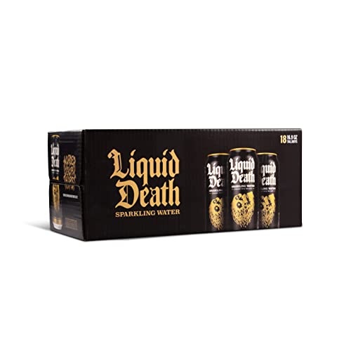 Liquid Death Sparkling Mountain Water - 18-Pack (Tallboy Size 16.9oz Cans) for Outdoor Enthusiasts
| Liquid Death Spark